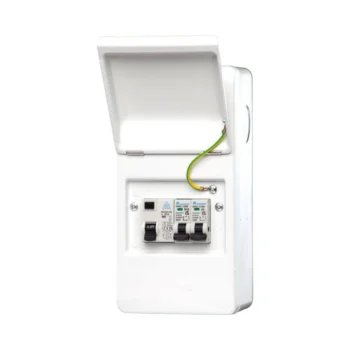 WCED WMGU04/616 Metal Garage Consumer Unit - 63A Type A RCD 6A/16A B MCBs