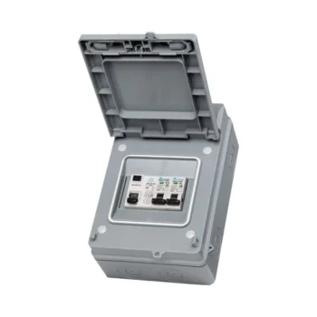 WCED WPGU04/632 Plastic IP65 Garage Consumer Unit - 63A Type A RCD 6A/32A B MCBs