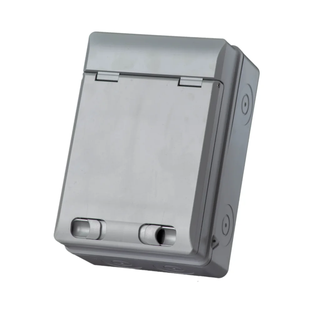 IP65 EV Consumer Unit with Type A DP C32 RCBO and SPD 2 IP65 EV Consumer Unit with Type A DP C32 RCBO and SPD 2