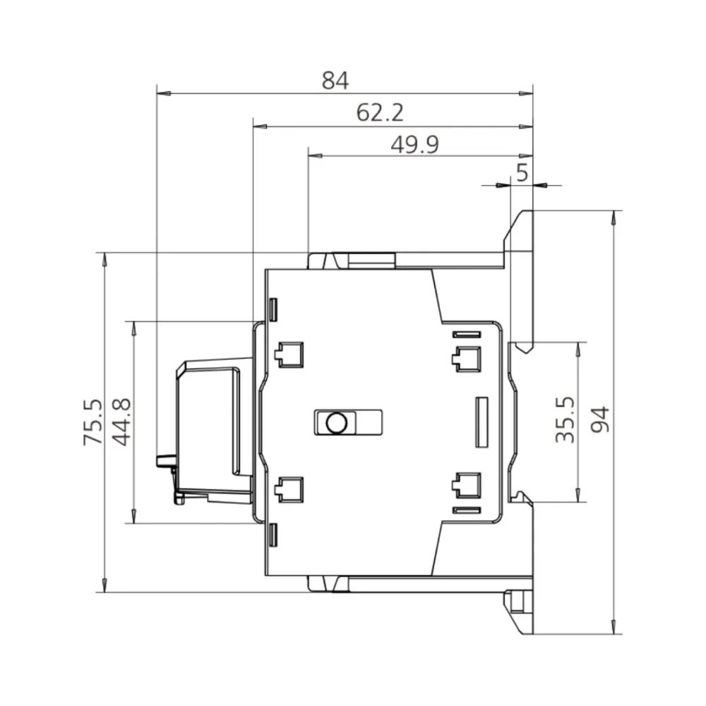 WCED | WRI3P63 | 63A | 3 Pole | DIN Rail Rotary Isolator Switch 3 WCED | WRI3P63 | 63A | 3 Pole | DIN Rail Rotary Isolator Switch