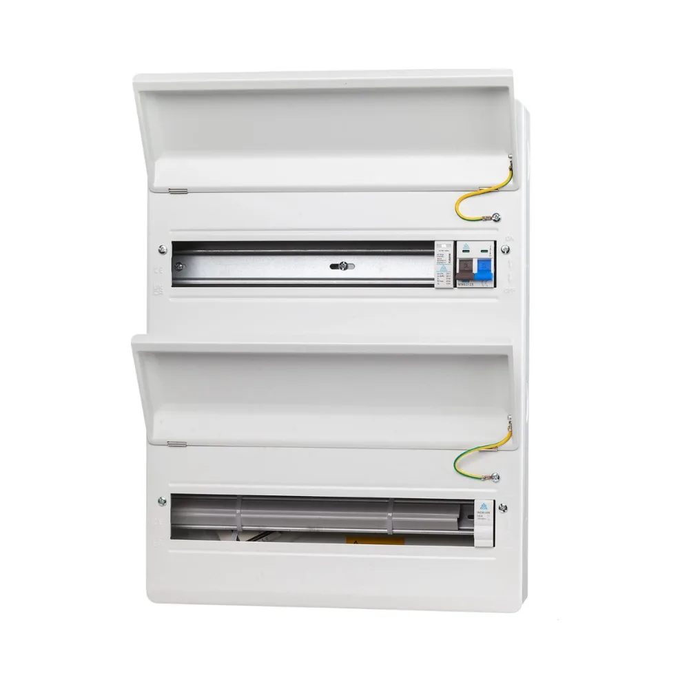 WCED Whitecliffe | WME36/SP | 36 Way | Metal Dual Row Consumer Unit | SPD 1 WCED Whitecliffe | WME36/SP | 36 Way | Metal Dual Row Consumer Unit | SPD