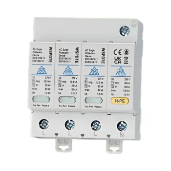 WCED Whitecliffe WSPDTE-4 4 Pole 4 Module Type 1+2 SPD Surge Protection Device