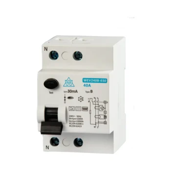 WCED WEV263B-030 WCED 2 Pole 63A 30mA Type B RCD