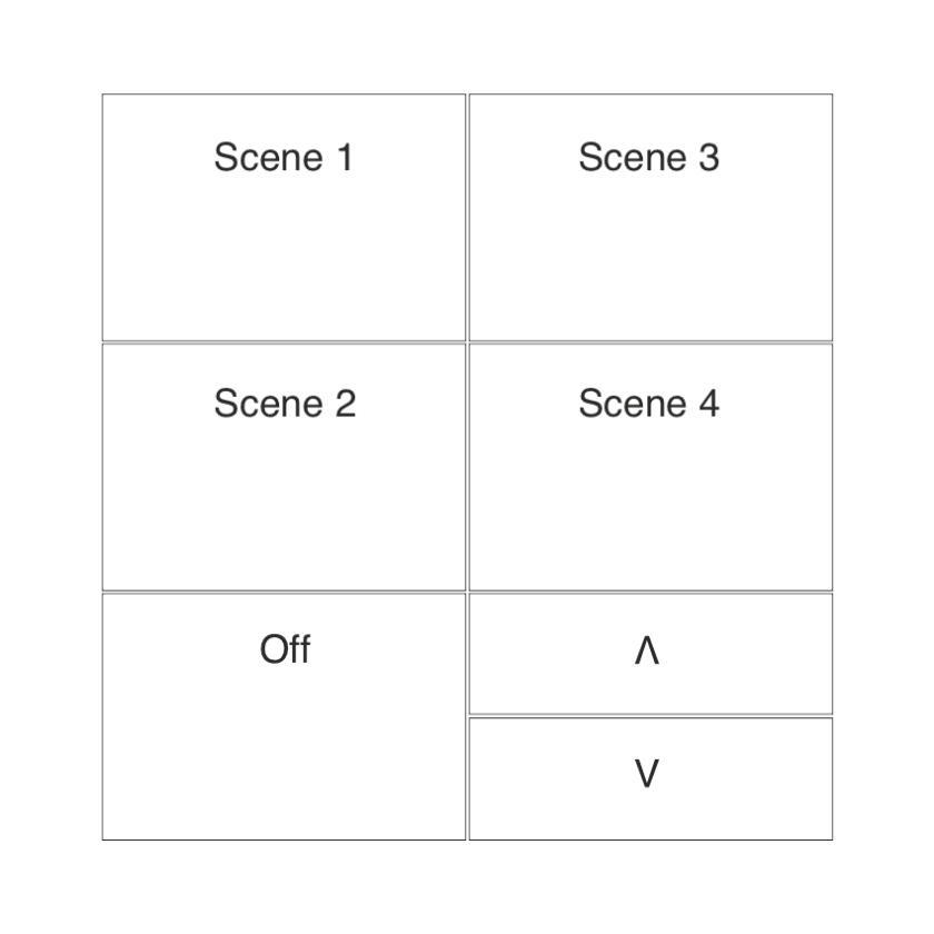 Rako WK-MOD-070 Wired Modular Control Module White Buttons 1 Rako WK-MOD-070 Wired Modular Control Module White Buttons