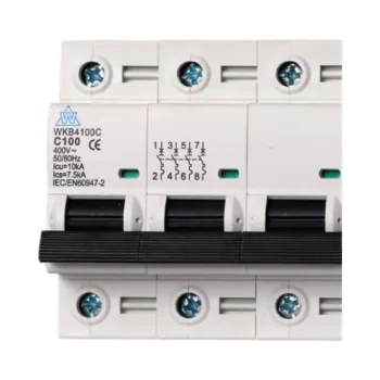 WCED WKB340C WCED 3 Pole 40A C Curve 10 kA MCB 1