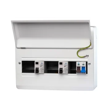 WCED WME22100TR WCED Metal Dual 100A Type A RCD Consumer Unit – 16 Usable Way