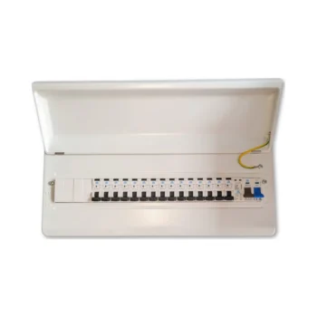 Circuit Protection with Electrical4Less 3 WCED Consumer Unit Kit with SPD and 15 RCBOs