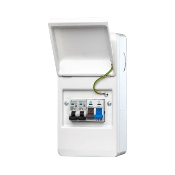 WCED WMMS/632 WCED Metal Garage Unit - 100A Main Switch 6A/32A B MCB