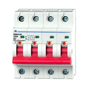 WCED WMS4100 WCED 4 Pole 100A Main Switch