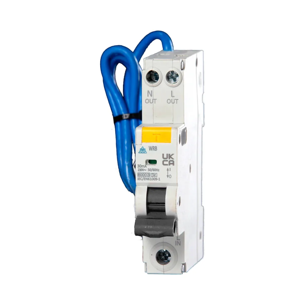WCED Type A High Immunity Curve C 16A 30mA RCBO 1 WCED WRB116C-030 WCED Type A High Immunity Curve C 16A 30mA RCBO 1