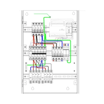 matt:e ARD-2-32-TP-R-SPD EV Connection Centre with O-PEN, 2 x 32A TPN Type A RCBOs & Type 2 SPD