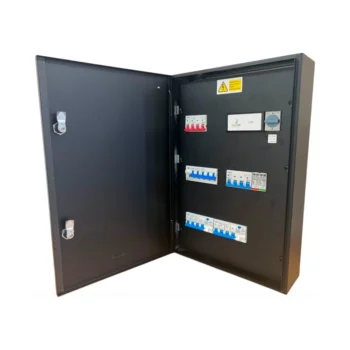 matt:e ARD-2-32-TP-R-SPD EV Connection Centre with O-PEN, 2 x 32A TPN Type A RCBOs & Type 2 SPD