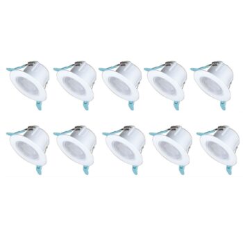 Fire Rated LED Downlight 10 Pack 5W 8W Tri Colour