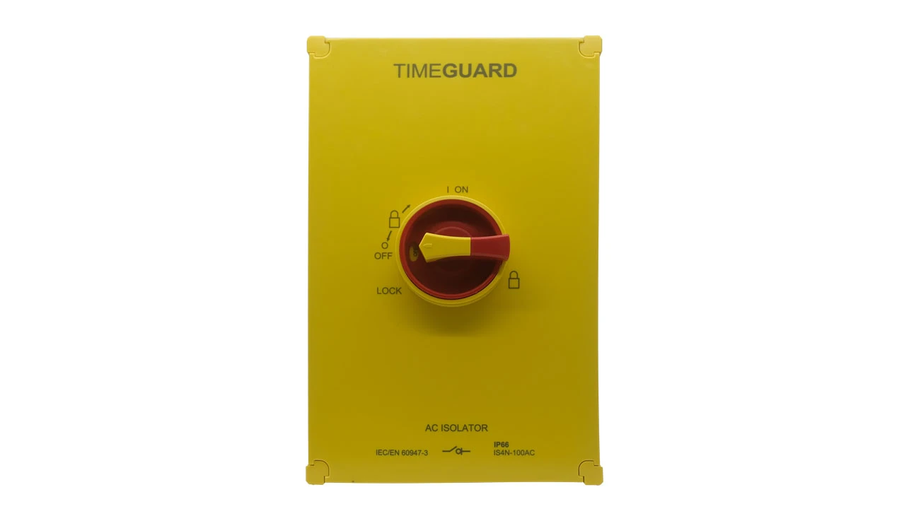 Timeguard | IS4N-100AC | 100A 4P IP66 | Rotary Isolator Switch 1 Timeguard IS4N-100AC 100A 4P IP66 Rotary Isolator Switch