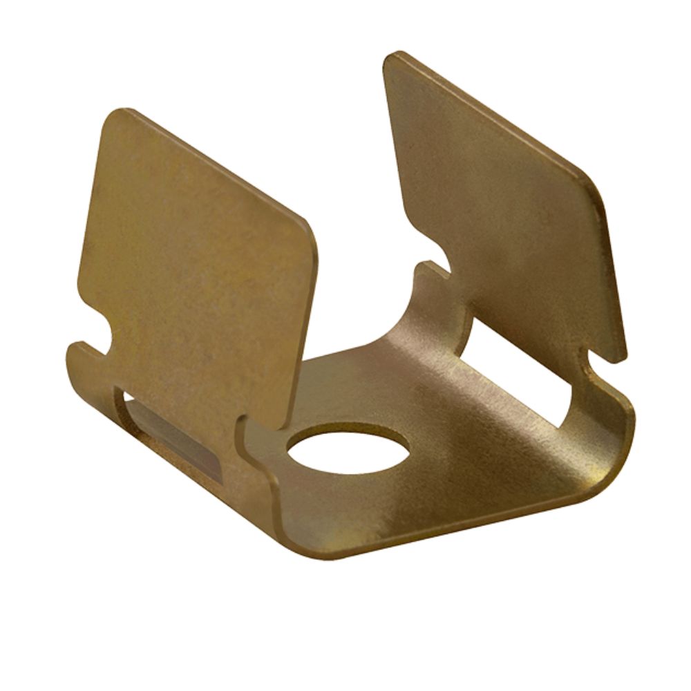 Unicrimp | QFGFC25 | 25mm Trunking Fire Safe Cable Clip | PH120 Steel | Pack of 10 1 25mm Trunking Fire Safe Cable Clip