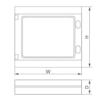 8 Way Weatherproof Consumer Unit with Type A RCBO and SPD
