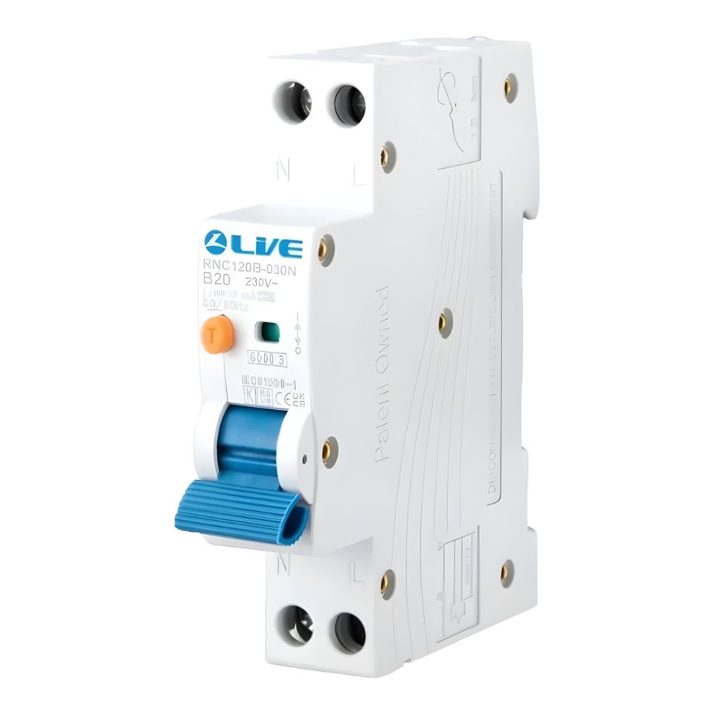 Live Electrical | LSMC06SRN/100 | 3 Way Metal Populated RCBO Consumer Unit | SPD | 3 x DP RCBOs 3 Live Electrical DP RNC Range RCBO