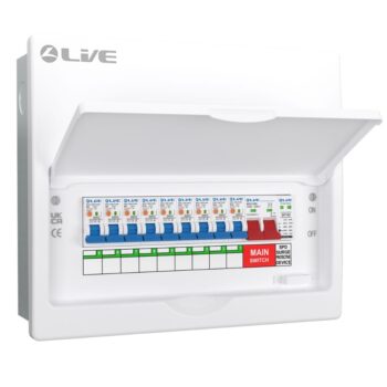 FMC12SRN/100 Flush Double Pole Busbar RCBO Consumer Unit