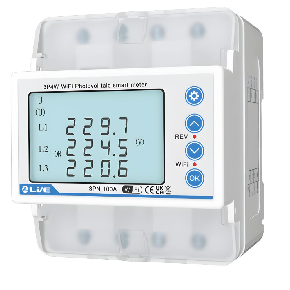 Live Electrical | MP3100 | WiFi Smart Three Phase Energy Meter & Protector | 100A DIN Rail 1 Live Electrical | MP3100 | WiFi Smart Three Phase Energy Meter & Protector | 100A DIN Rail