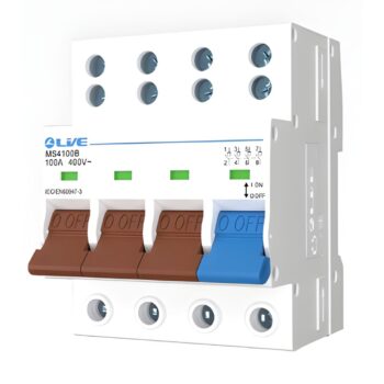 MS4100B 4 Pole 100A Main Switch Double Terminal