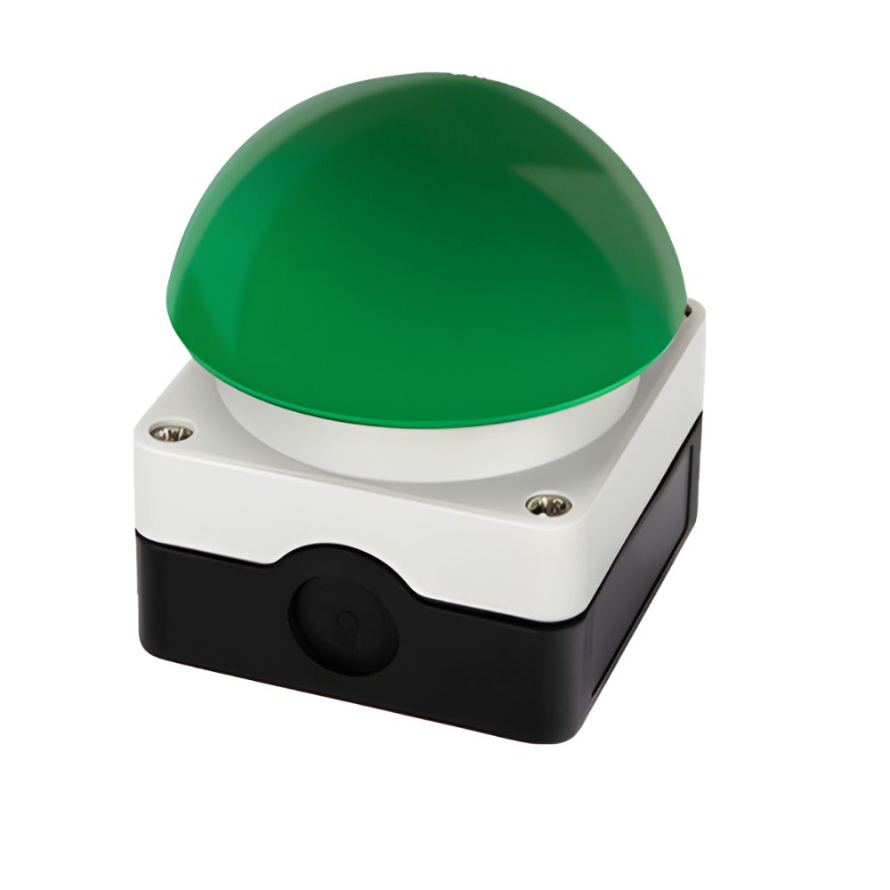 Live Electrical | PSR/G | IP65 Auto Reset Push Button Switch | Green 1NO 1NC 1 PSR/G IP65 Auto Reset Push Button Switch Green