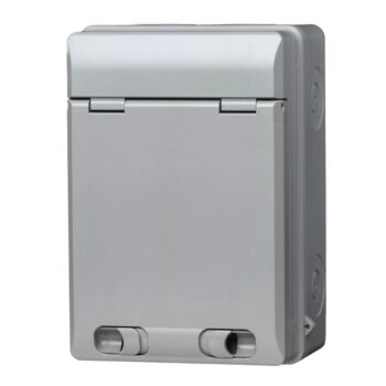WCED | WPGU05-EV | IP65 4/5 Way Plastic Enclosure with Earth & Neutral Bars