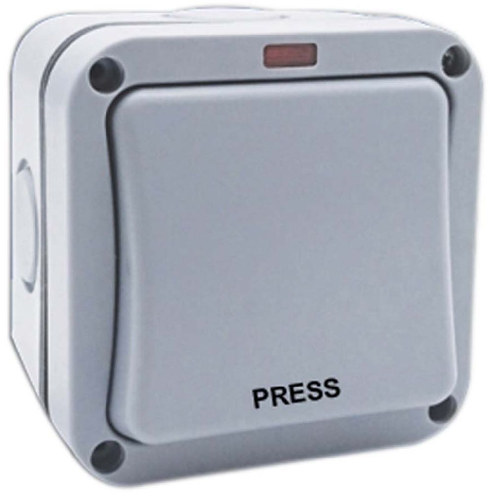Deligo | DWPL12R | 1 Gang 2 Way Retractive Bell Switch 1 Deligo DWPL12R 1 Gang 2 Way Retractive Bell Switch