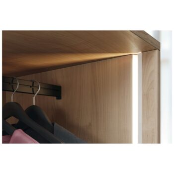 Hafele | 833.95.730 | Loox5 1107 Recessed Aluminium LED Profile | Opal Diffuser | 3000mm
