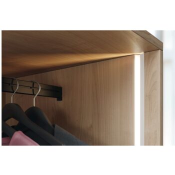 Hafele | 833.95.730 | Loox5 1107 Recessed Aluminium LED Profile | Opal Diffuser | 3000mm