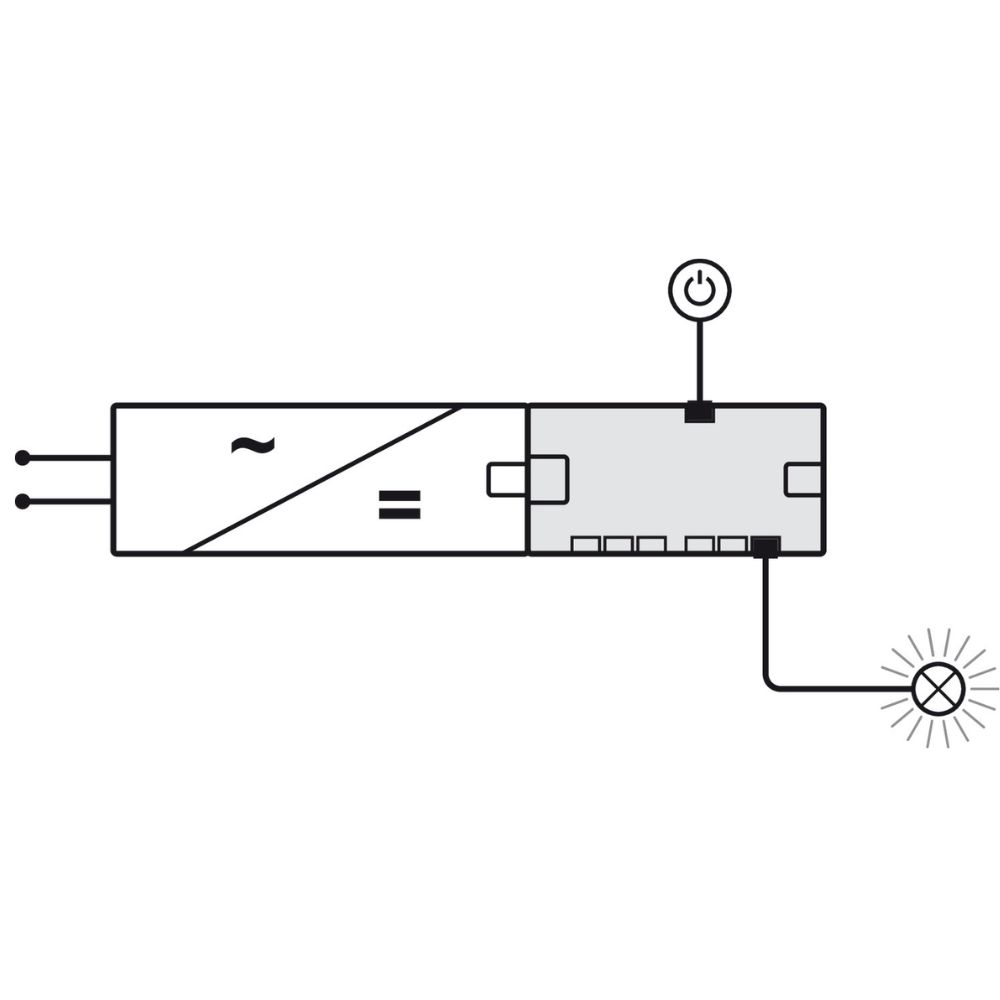 Hafele | 833.95.748 | Loox5 12V 6-Way Distributor | Box to Box | 60W | Switching Function 2 Hafele | 833.95.748 | Loox5 12V 6-Way Distributor | Box to Box | Switching Function