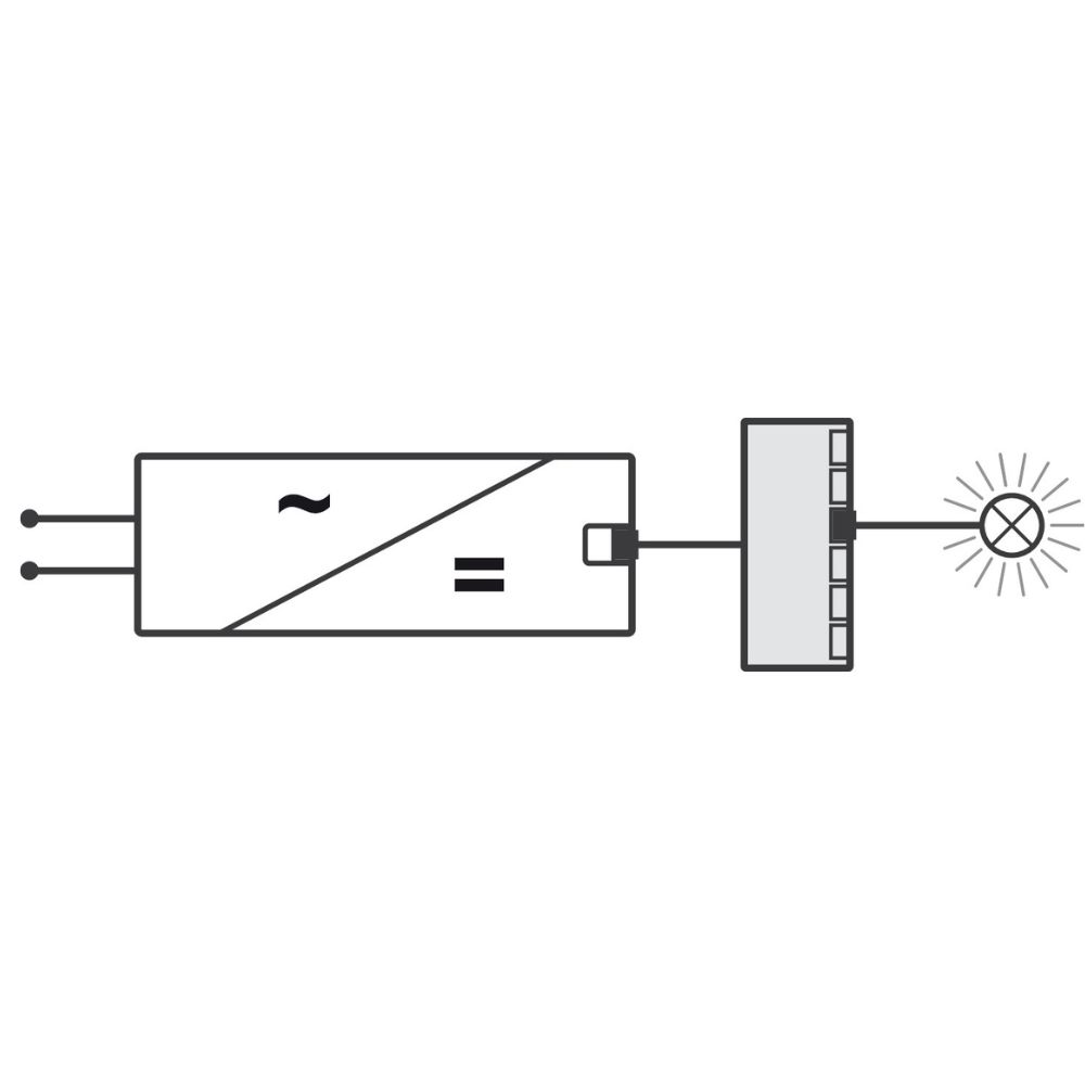 Hafele | 833.95.786 | Loox5 12V 6-Way Distributor | 60W | Without Switching Function 2 Hafele | 833.95.786 | Loox5 12V 6-Way Distributor | 60W | Without Switching Function