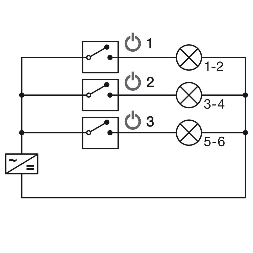 Hafele | 833.95.828 | Loox5 12V 6-Way Distributor | 60W | Multi-Switching Function 3 Hafele | 833.95.828 | Loox5 12V 6-Way Distributor | Multi-Switching Function
