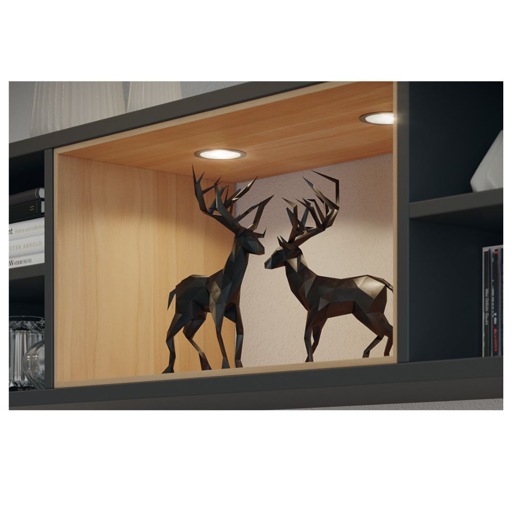 Hafele | 833.74.485 | Loox5 LED 2112 Spot Light | 12V 2.7W | Warm White | Stainless Steel 3 Hafele | 833.74.485 | Loox5 LED 2112 Spot Light | 12V 2.7W | Warm White | Stainless Steel