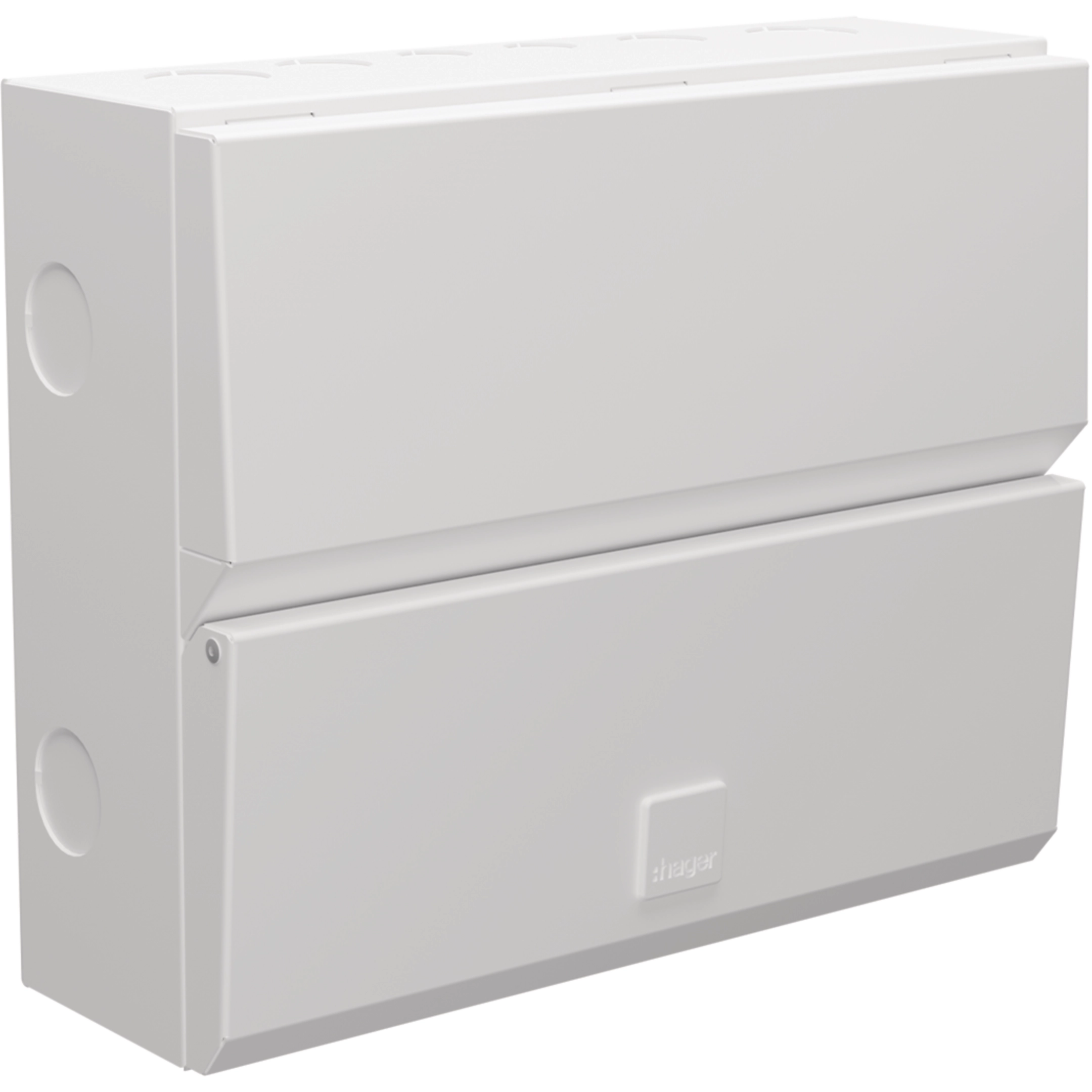Hager | VME110 | Design Evo | 10 Way Main Switch Consumer Unit 1 Hager VME110 10 Way Consumer Unit