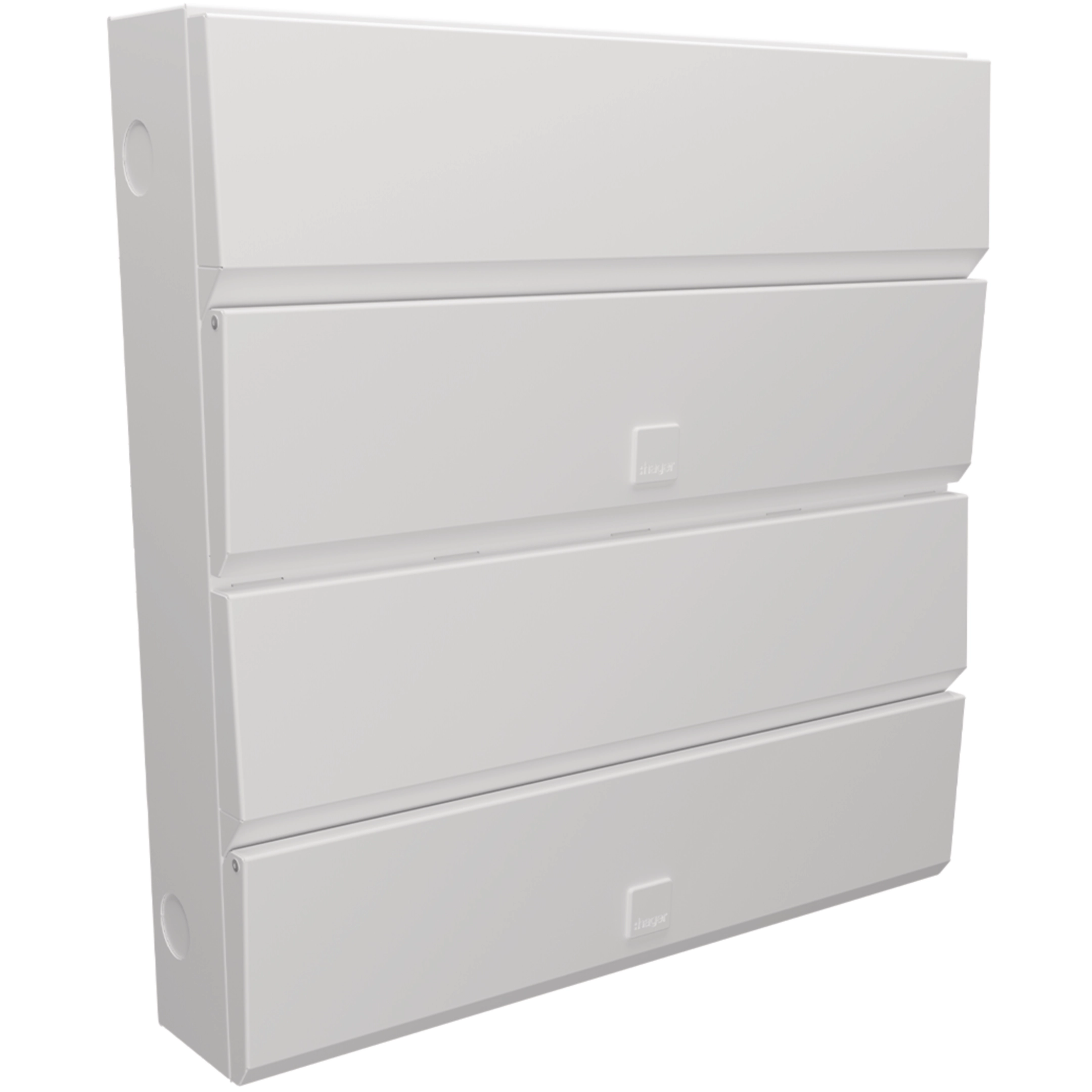 Hager | VME11920SPD | Design Evo | 19+20 Way Main Switch Consumer Unit | Double Row | Type 2 SPD 1 Hager VME11920SPD 19+20 Way Consumer Unit