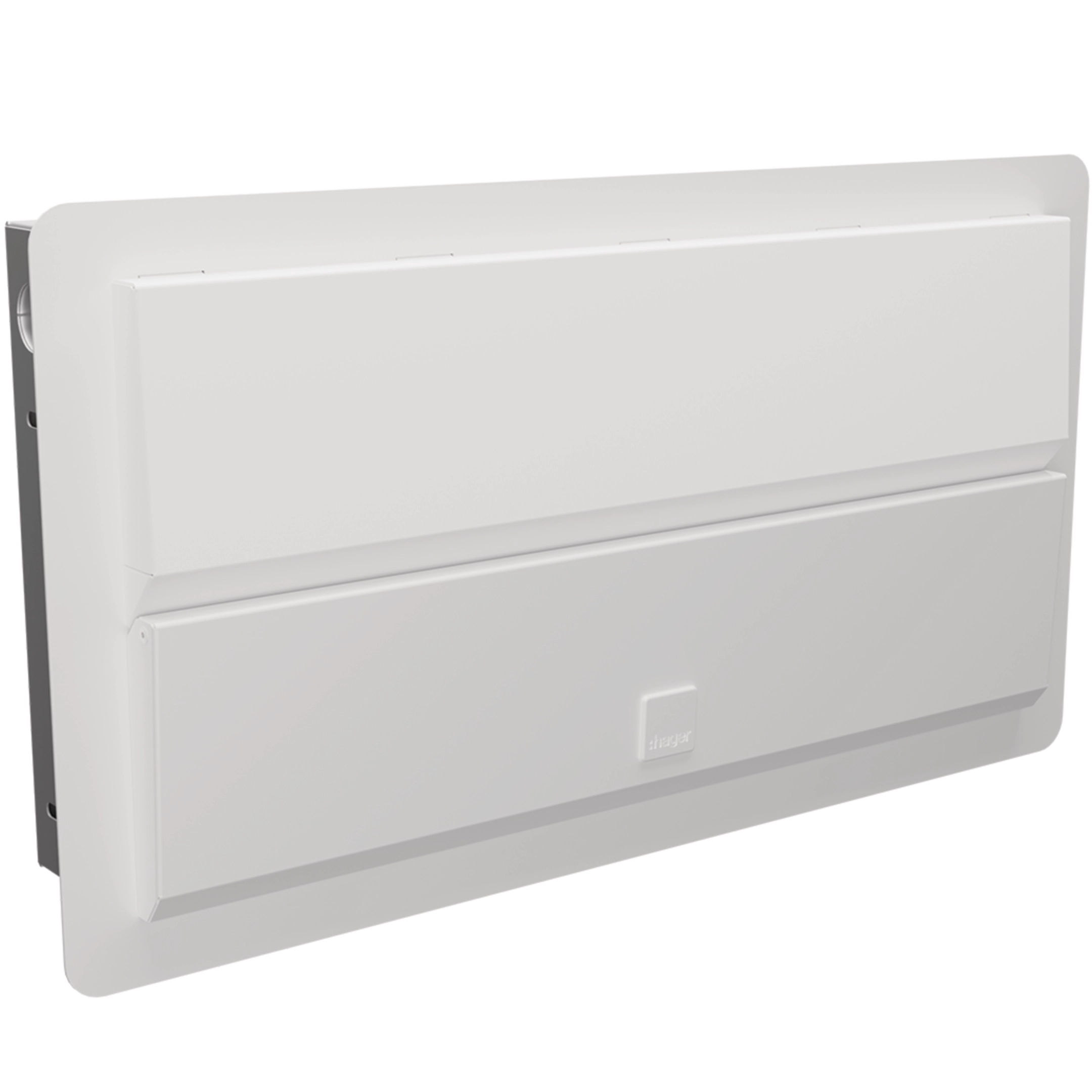 Hager | VMEF109SPD | Design Evo | 9 Way Main Switch Consumer Unit | Flush | Type 2 SPD 1 Hager VMEF109SPD 9 Way Flush Consumer Unit