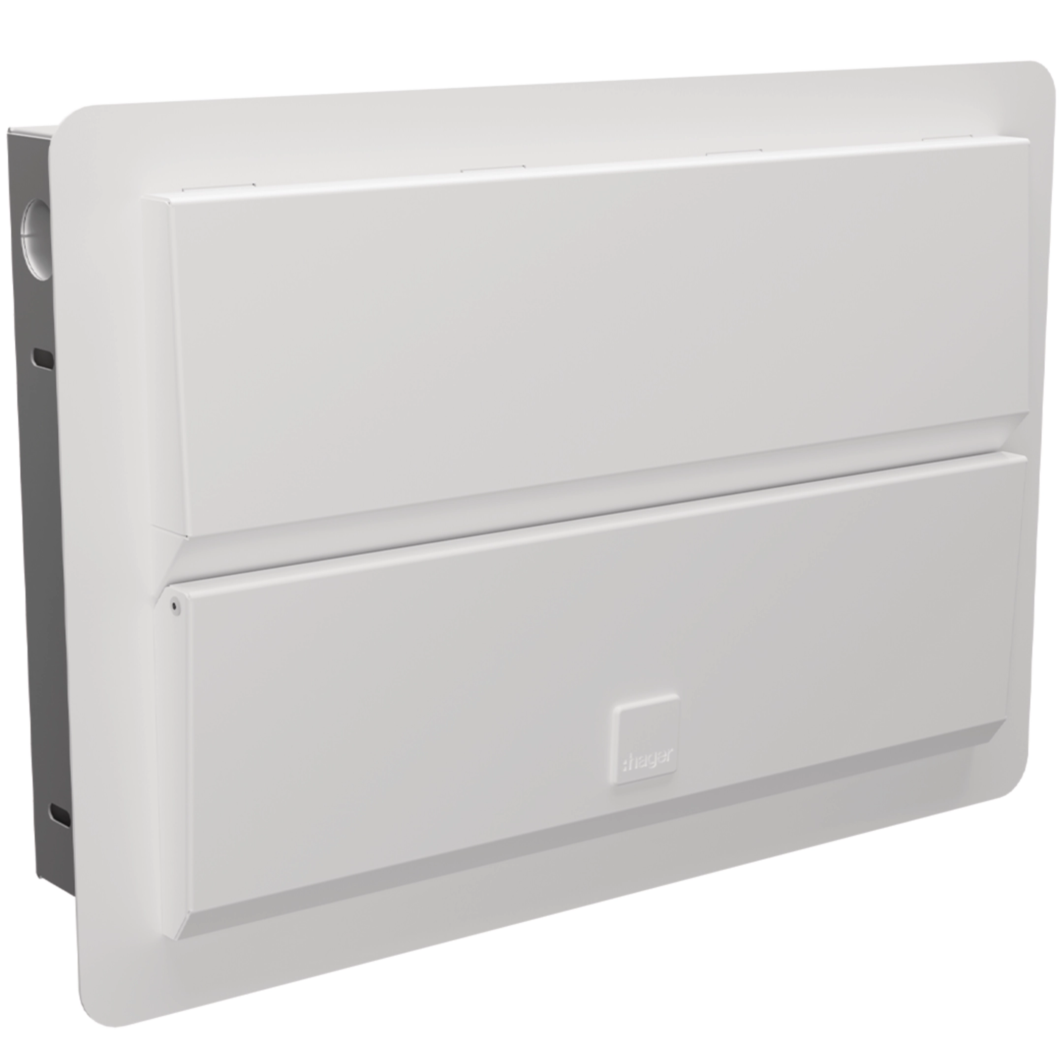 Hager | VMEF113SPD | Design Evo | 13 Way Main Switch Consumer Unit | Flush | Type 2 SPD 1 Hager VMEF113SPD 13 Way Flush Consumer Unit