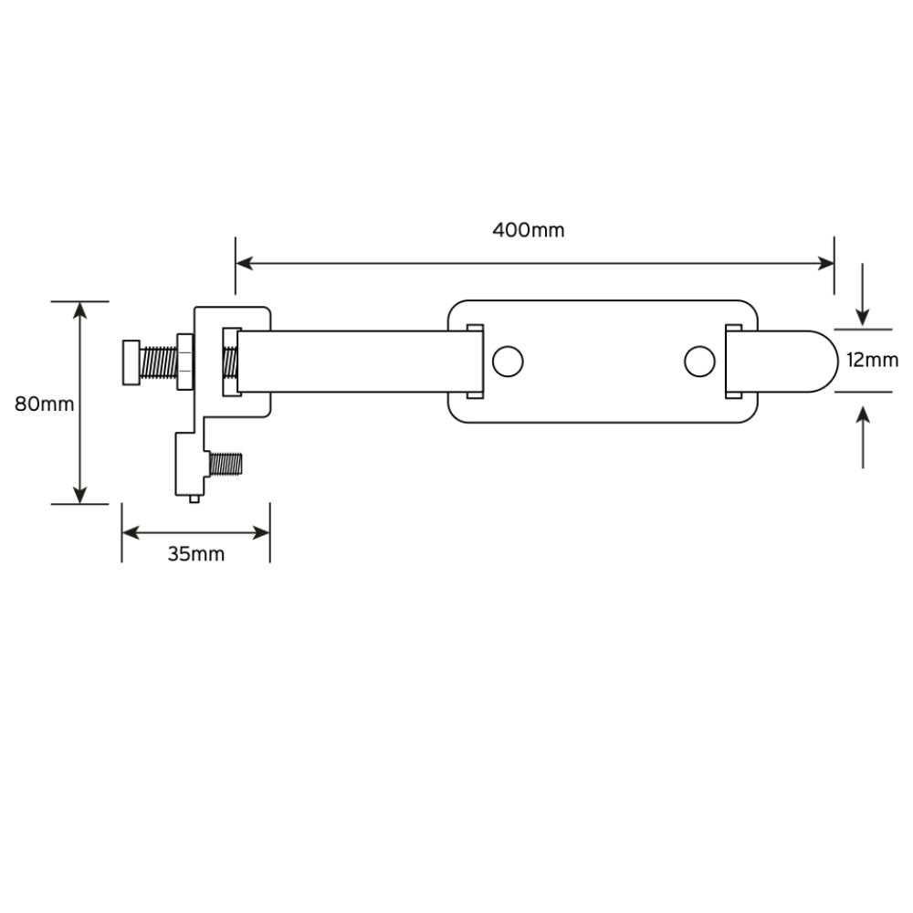 Niglon | AEC5/4 | Heavy Duty Earth Clamp | Dry Conditions | 38-100mm Pipe 2 Niglon | AEC5/4 | Heavy Duty Earth Clamp | Dry Conditions | 38-100mm Pipe