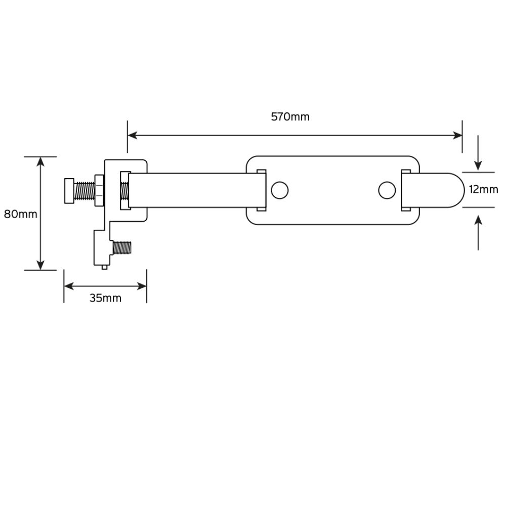 Niglon | AEC5/6 | Heavy Duty Earth Clamp | Dry Conditions | 100-150mm Pipe 2 Niglon | AEC5/6 | Heavy Duty Earth Clamp | Dry Conditions | 100-150mm Pipe