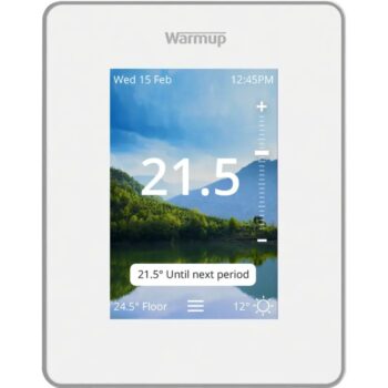 Warmup 7IE-01-BP-LC Underfloor Heating Thermostat White