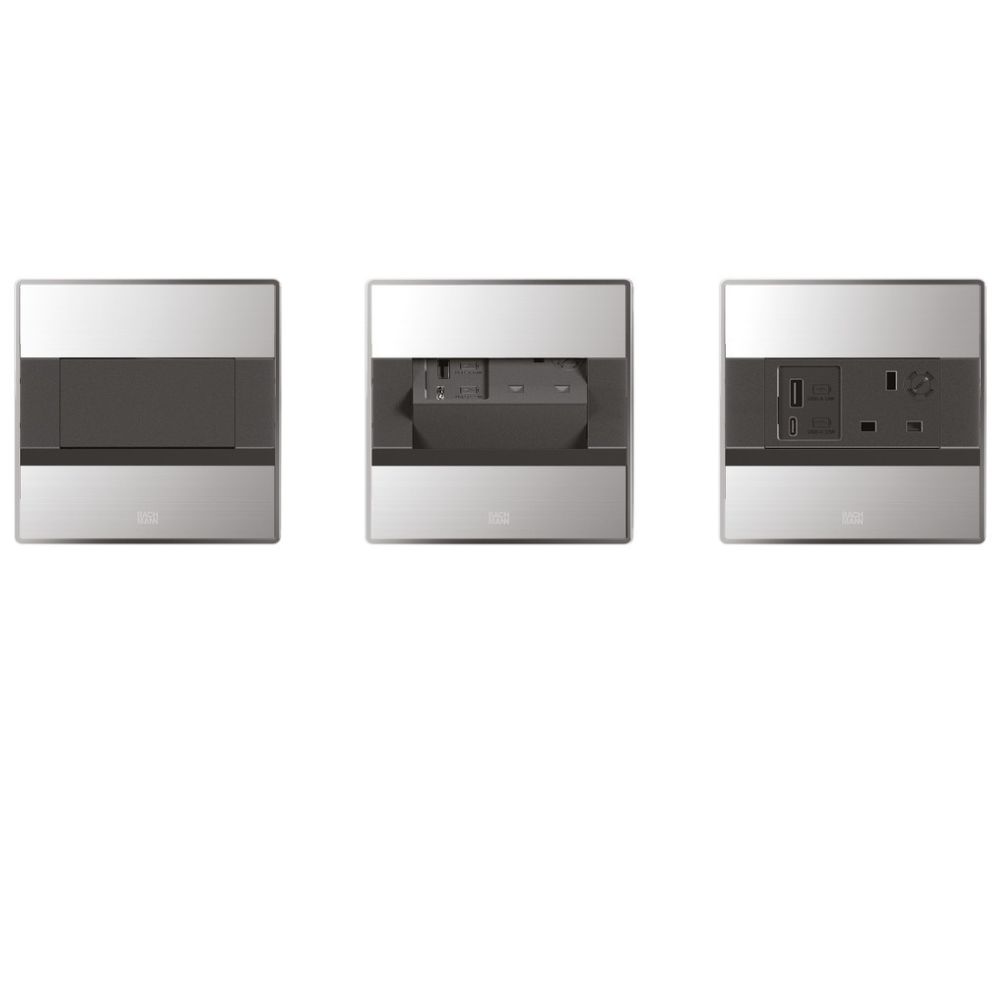 Bachmann 822.91.269 | Sense Power Outlet Strip | Hafele SKU | 13A 250V | USB-C USB-A 2 Bachmann 822.91.269 | Sense Power Outlet Strip | Hafele SKU | 13A 250V | USB-C USB-A