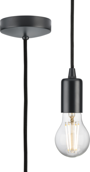 1.8m Contemporary Decorative Pendant Set Anthracite