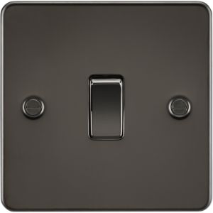 Knightsbridge Flat Plate Gunmetal