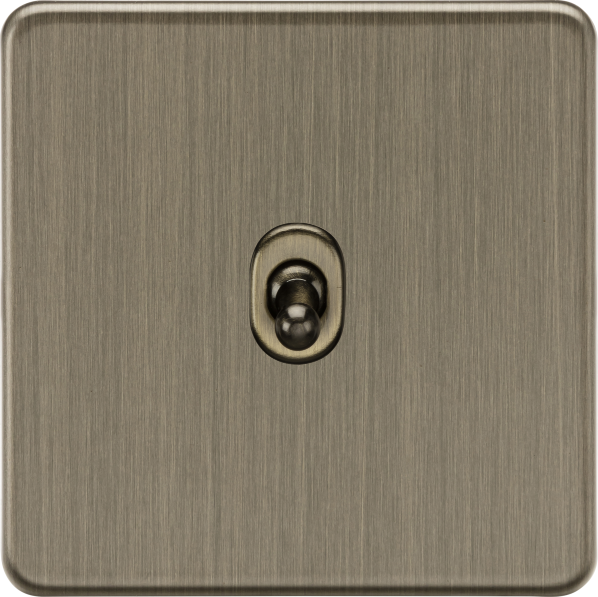 Knightsbridge | SF1TOGAB | 10AX 1G 2-way Toggle Switch | Antique Brass 1 Knightsbridge SF1TOGAB 1G Toggle Switch