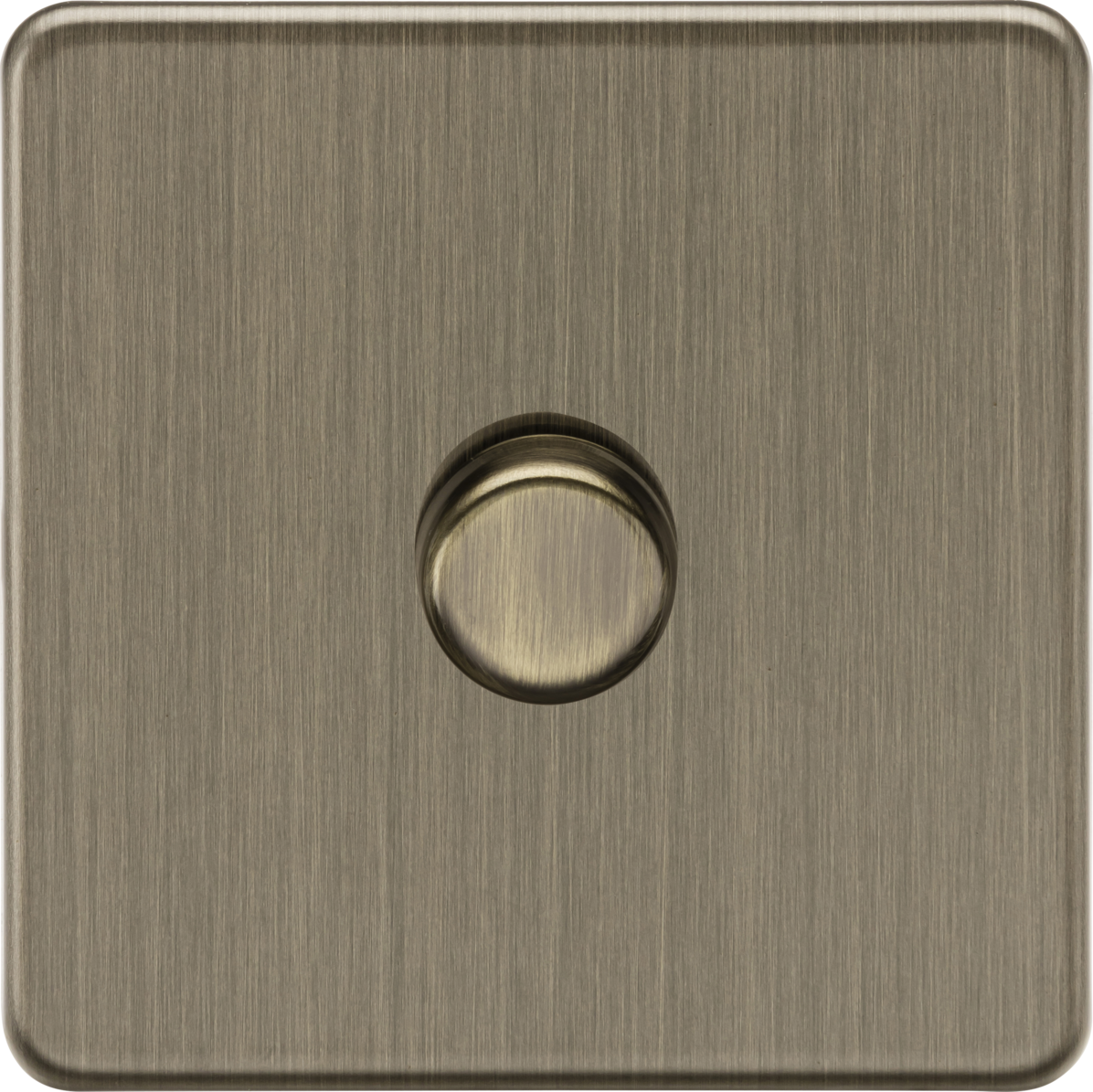 Knightsbridge | SF2191AB | 1G 2-way 10-200W (5-150W LED) Intelligent dimmer | Antique Brass 1 Knightsbridge SF2191AB 1G Dimmer