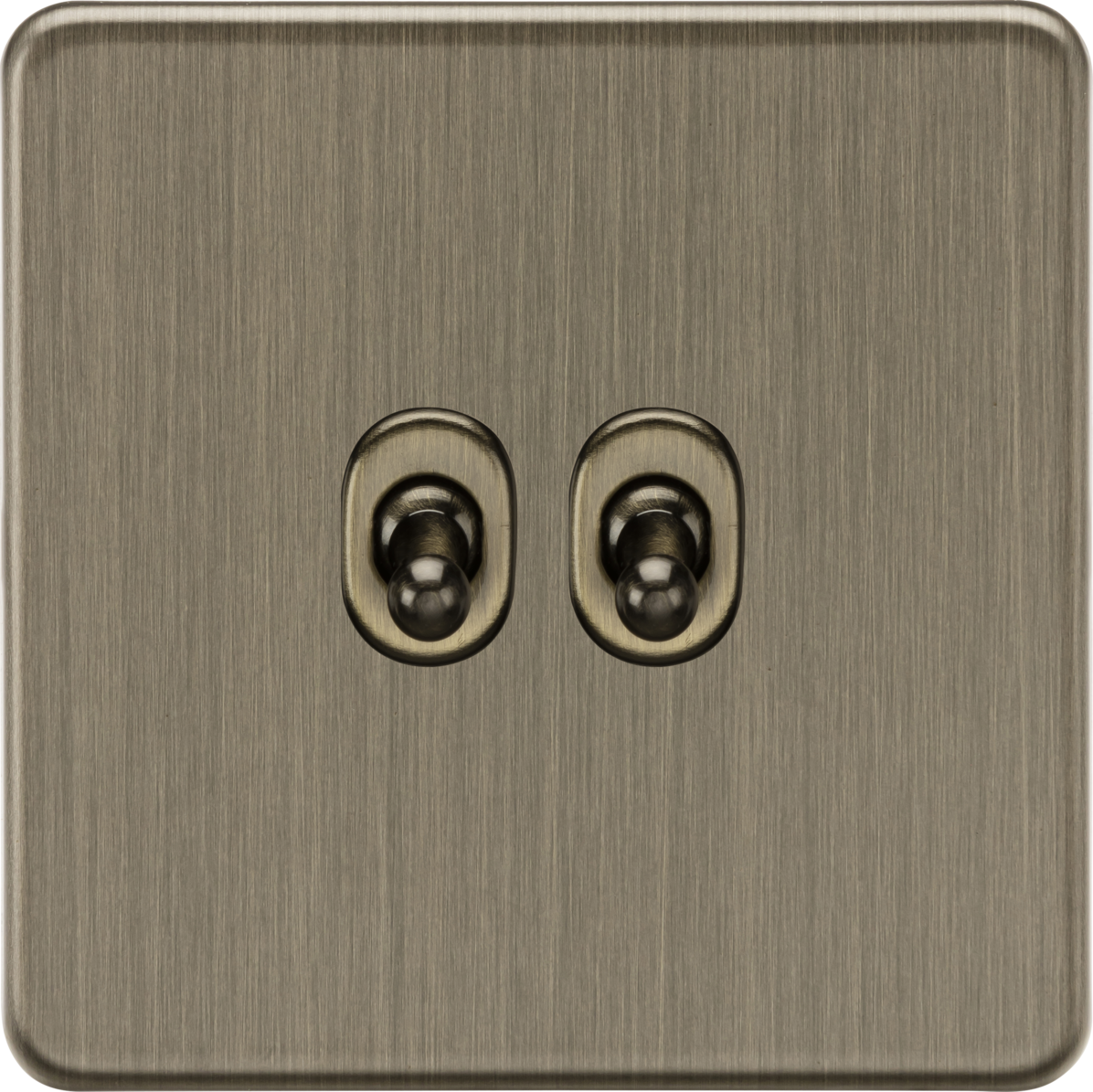 Knightsbridge | SF2TOGAB | 10AX 2G 2-way Toggle Switch | Antique Brass 1 Knightsbridge SF2TOGAB 2G Toggle Switch