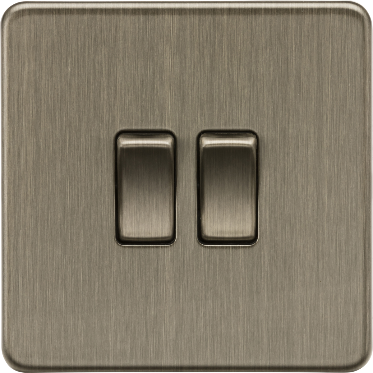 Knightsbridge | SF3000AB | 10AX 2G 2-Way Switch | Antique Brass 1 Knightsbridge SF3000AB 2G 2-Way Switch