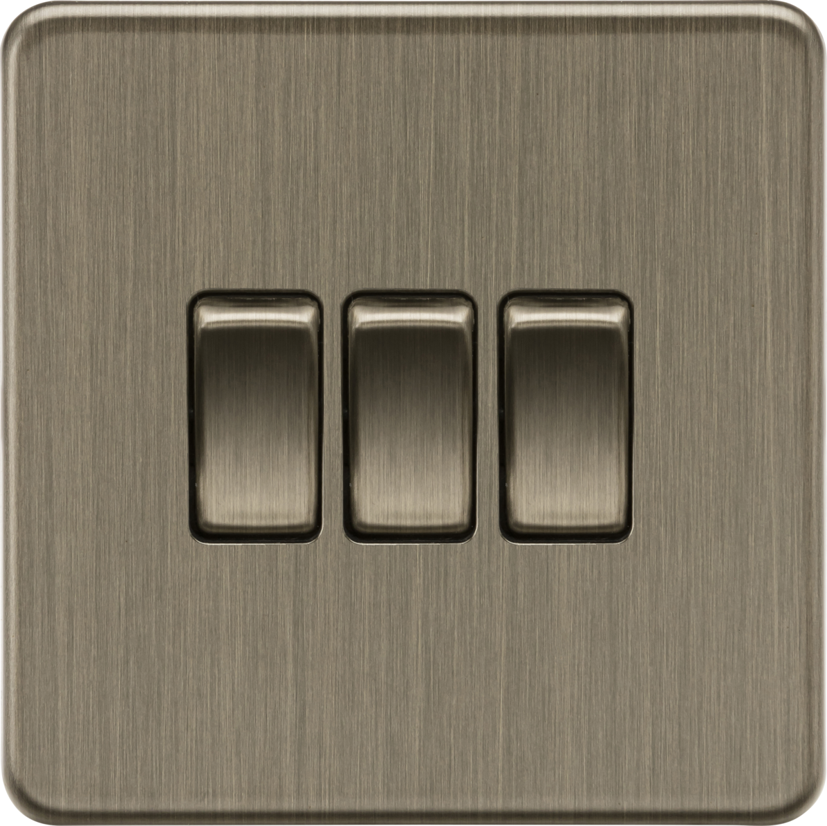 Knightsbridge | SF4000AB | 10AX 3G 2-Way Switch | Antique Brass 1 Knightsbridge SF4000AB 3G 2-Way Switch