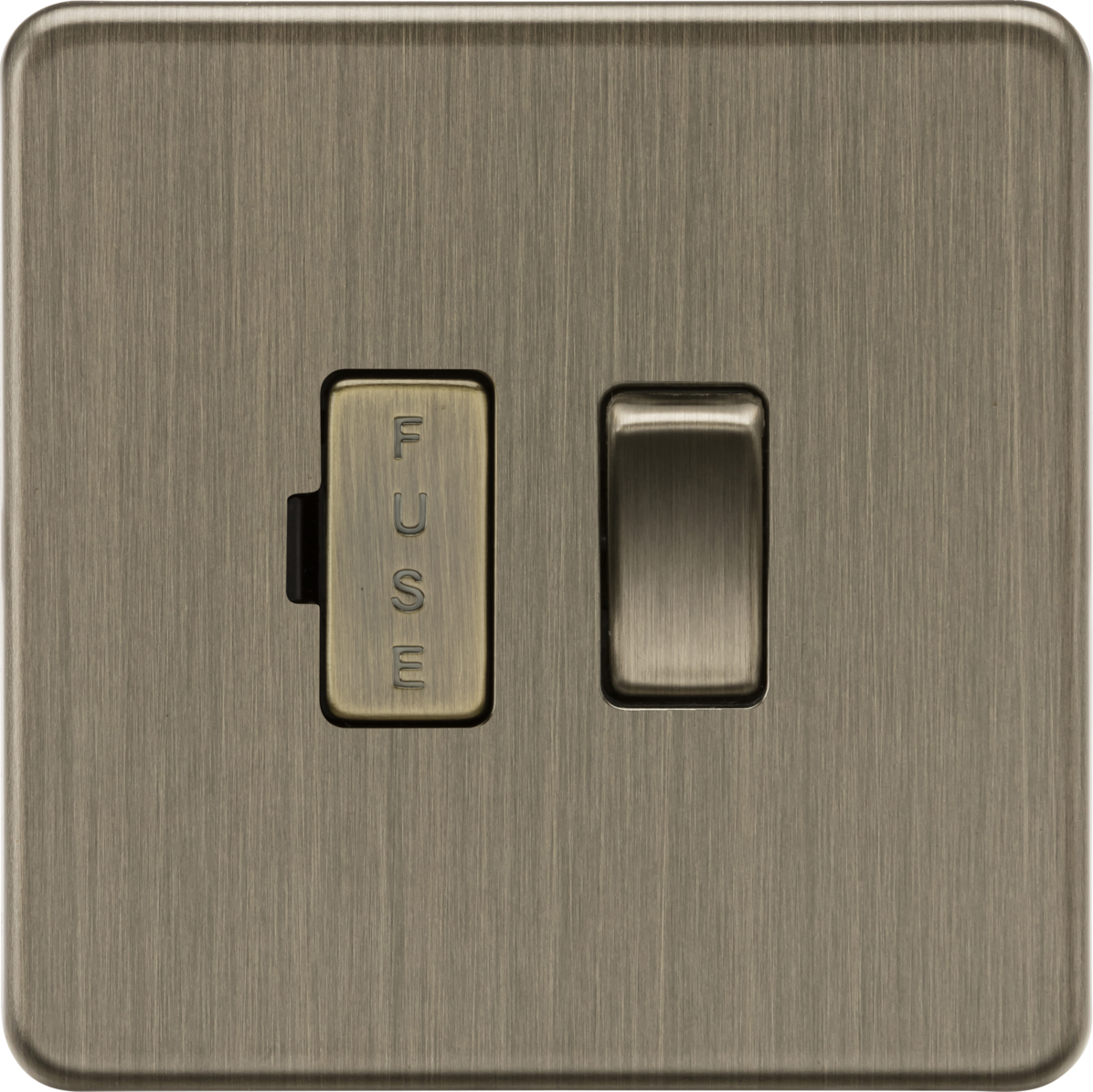 Knightsbridge | SF6300AB | 13A Switched Fused Spur Unit | Antique Brass 1 Knightsbridge SF6300AB Switched Fused Spur