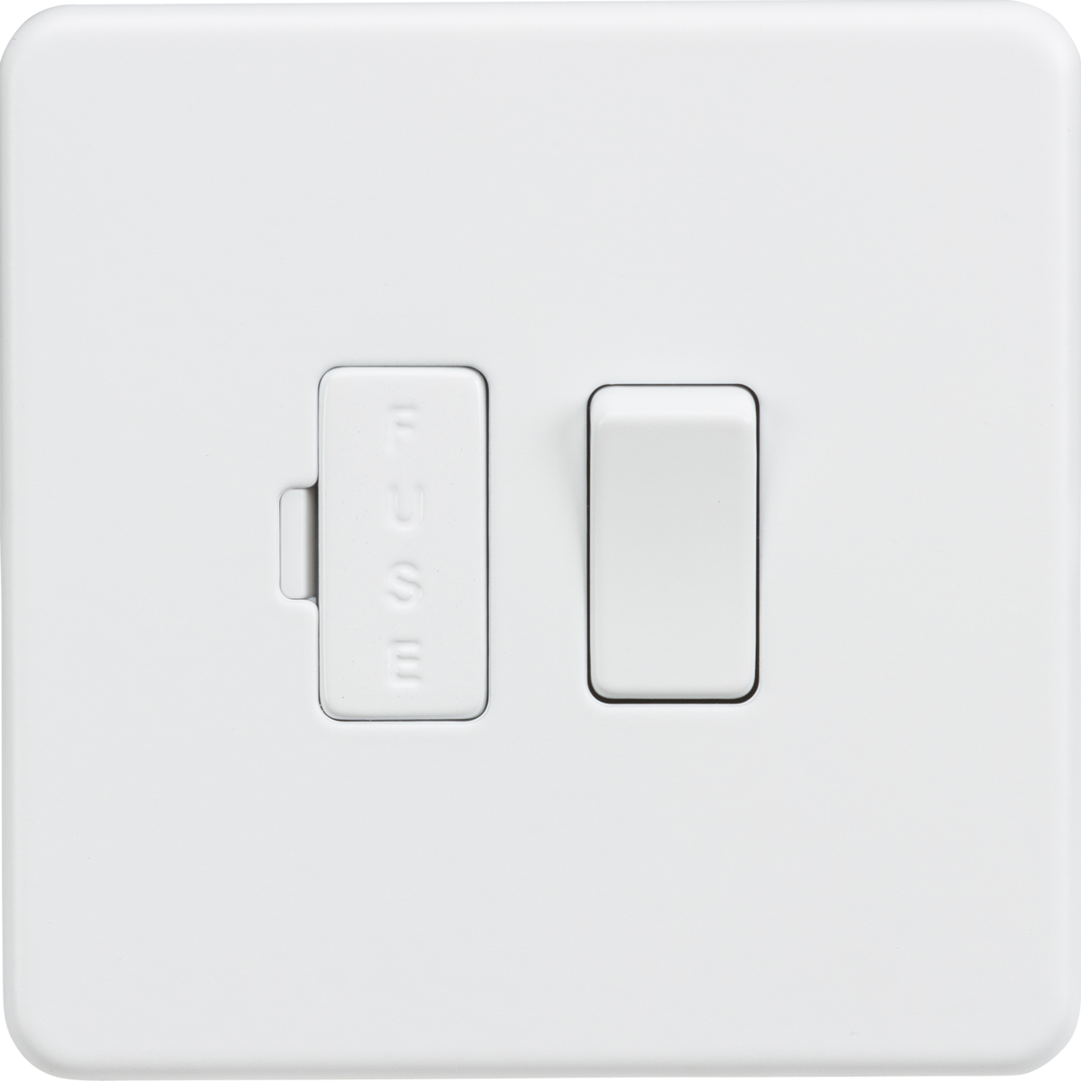 Knightsbridge | SF6300MW | 13A Switched Fused Spur Unit | Matt White 1 Knightsbridge SF6300MW Fused Spur
